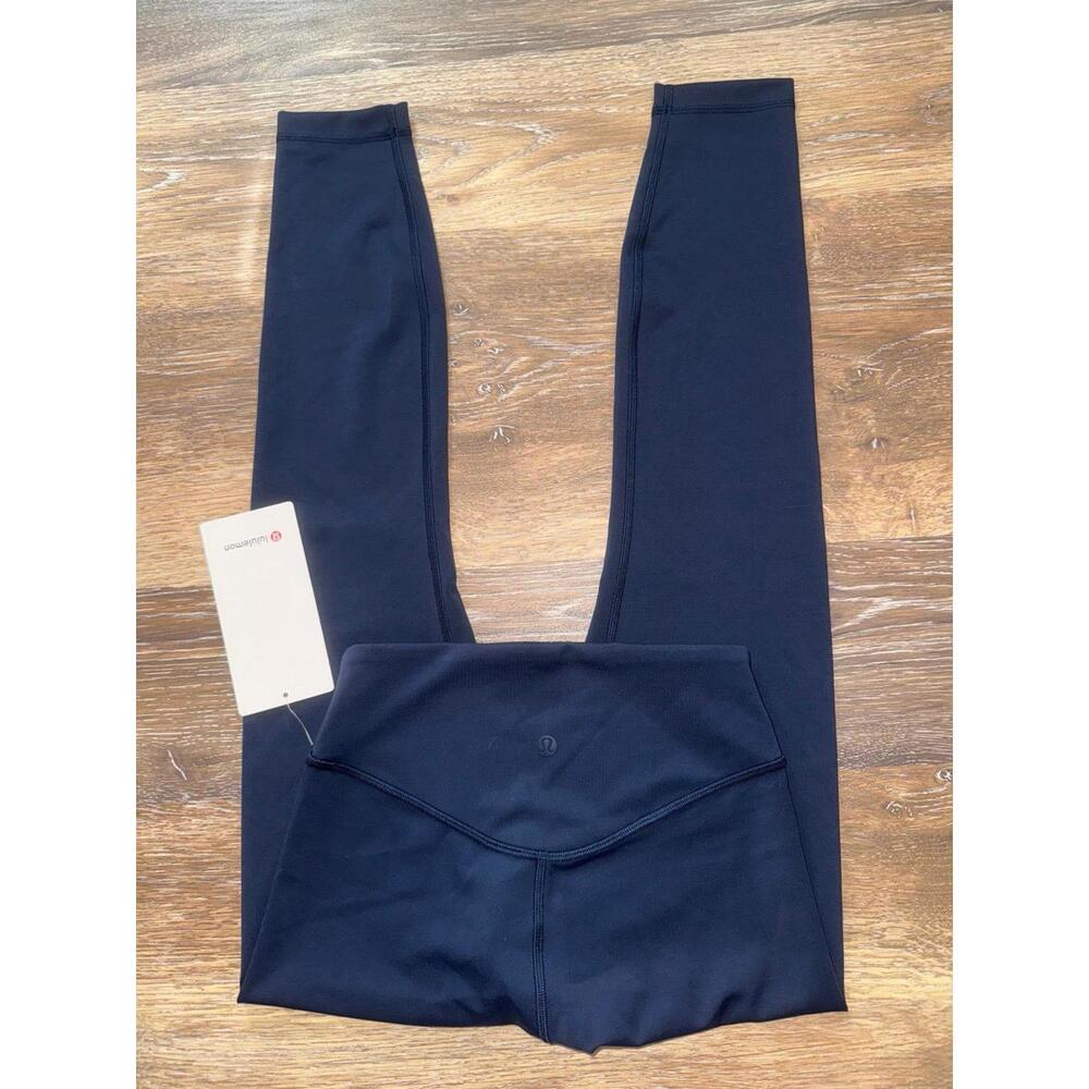 Lululemon Wunder Under SmoothCover High Rise 25” True Navy Size 4 NWT